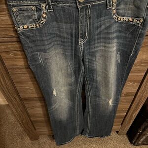 Grace Jeans with Embellished Pockets